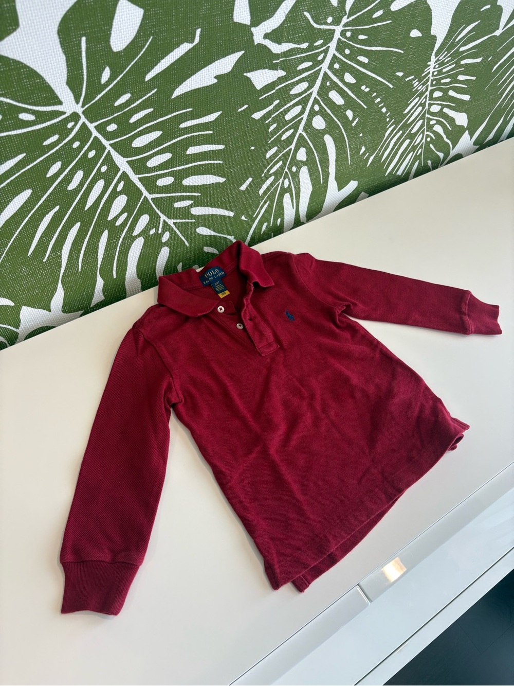 Polo by Ralph Lauren Kids Long-Sleeve Polo Shirt - Burgundy